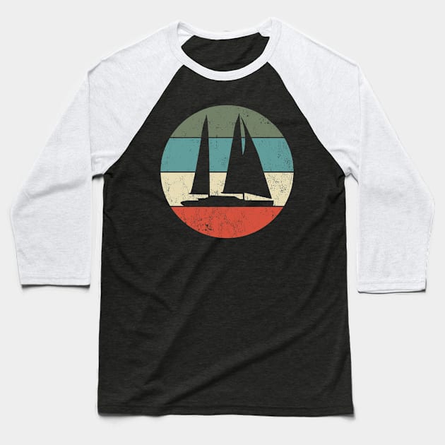 sailboat Baseball T-Shirt by KAWAIITEE